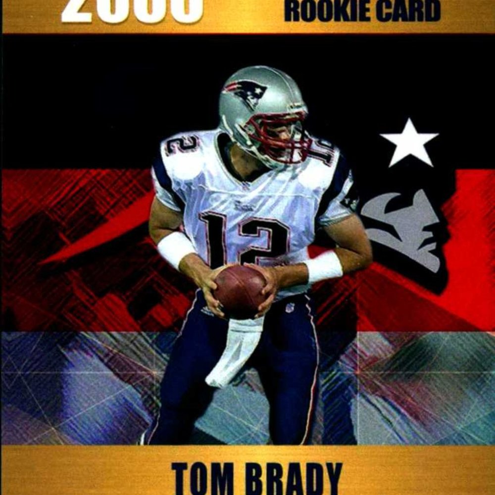 Tom Brady 2000 Rookie Phenoms NFL Rookie Card